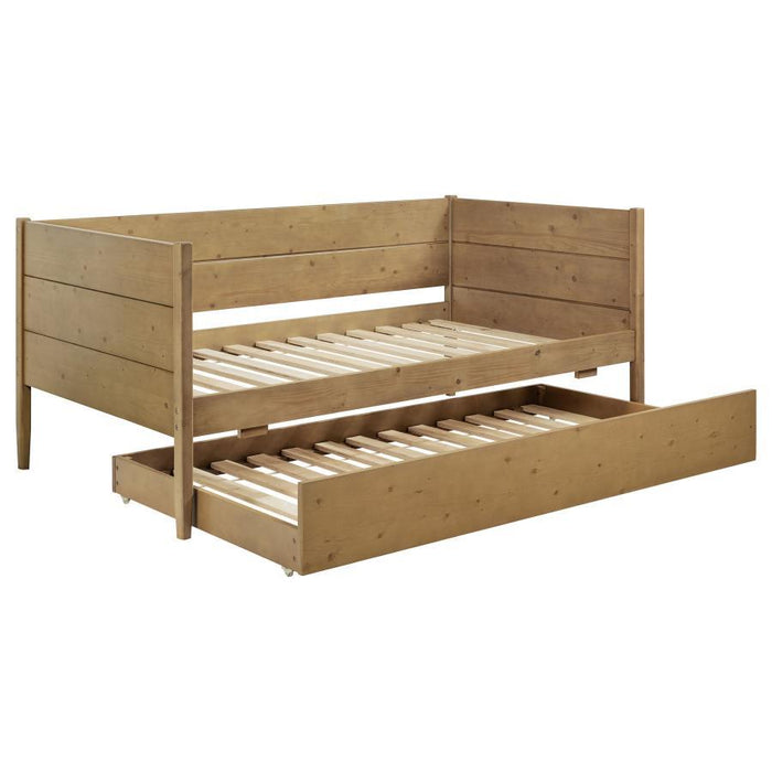 Calinda - Wood Twin Daybed With Trundle - Natural – Daybeds by Coaster Fine Furniture at Furniture Wholesale Plus , Nashville furniture store