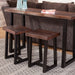Jennings - Live Edge Stool (Set of 2) - Brown - Premium Stool Sets from Steve Silver Furniture - Just $199! Shop now at Furniture Wholesale Plus  We are the best furniture store in Nashville, Hendersonville, Goodlettsville, Madison, Antioch, Mount Juliet, Lebanon, Gallatin, Springfield, Murfreesboro, Franklin, Brentwood