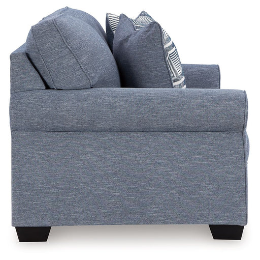 Carissa Manor - Denim - Loveseat - Premium Stationary Loveseats from Benchcraft® - Just $618! Shop now at Furniture Wholesale Plus  We are the best furniture store in Nashville, Hendersonville, Goodlettsville, Madison, Antioch, Mount Juliet, Lebanon, Gallatin, Springfield, Murfreesboro, Franklin, Brentwood