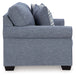 Carissa Manor - Loveseat - Denim – Stationary Loveseats by Benchcraft® at Furniture Wholesale Plus , Nashville furniture store