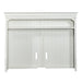 Allyson Park - Entertainment Hutch - Wirebrushed White / Charcoal – Hutches by Liberty Furniture at Furniture Wholesale Plus , Nashville furniture store