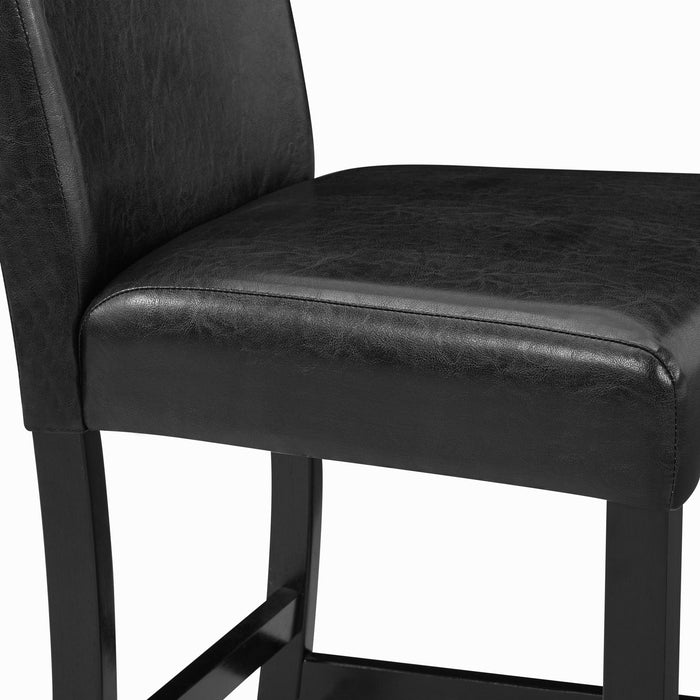 Lennon - 5 Piece Counter Height Table Set - Black / White - Premium 5 Piece Dining Room Sets from Crown Mark - Just $619! Shop now at Furniture Wholesale Plus  We are the best furniture store in Nashville, Hendersonville, Goodlettsville, Madison, Antioch, Mount Juliet, Lebanon, Gallatin, Springfield, Murfreesboro, Franklin, Brentwood