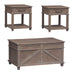 Parkland Falls - 3 Piece Table Set - Weathered Taupe – Table Sets by Liberty Furniture at Furniture Wholesale Plus , Nashville furniture store
