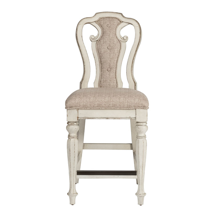 Magnolia Manor - Counter Height Chair - Antique White – Counter Chairs by Liberty Furniture at Furniture Wholesale Plus , Nashville furniture store