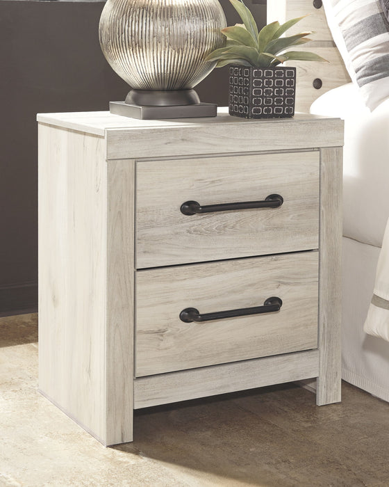 Cambeck - Two Drawer Night Stand - Whitewash – Accent Nightstands by Signature Design by Ashley® at Furniture Wholesale Plus , Nashville furniture store