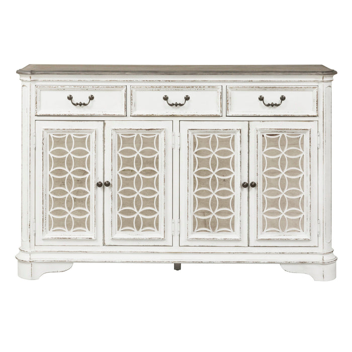 Magnolia Manor - Hall Buffet - Antique White – Buffets by Liberty Furniture at Furniture Wholesale Plus , Nashville furniture store