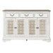 Magnolia Manor - Hall Buffet - Antique White – Buffets by Liberty Furniture at Furniture Wholesale Plus , Nashville furniture store