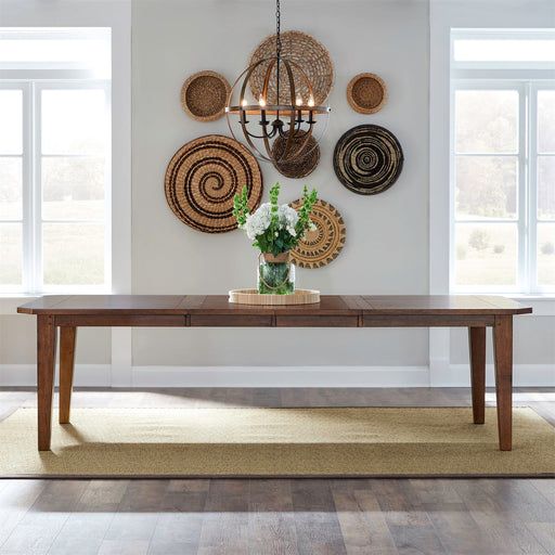 Hearthstone Ridge - Rectangular Leg Table - Dark Brown – Dining Tables by Liberty Furniture at Furniture Wholesale Plus , Nashville furniture store