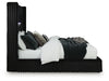 Tayleena - Upholstered Bed With Fireplace And Wireless Audio – Upholstered Beds by Signature Design by Ashley® at Furniture Wholesale Plus , Nashville furniture store