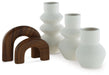 Carterworth - Accessory Set (Set of 5) - White / Brown – Table Accessory Sets by Signature Design by Ashley® at Furniture Wholesale Plus , Nashville furniture store