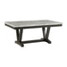 Everdeen - Dining Table With White Faux Marble Top - Charcoal – Dining Tables by Elements International at Furniture Wholesale Plus , Nashville furniture store