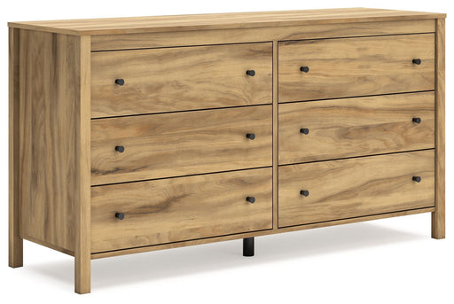 Bermacy - Six Drawer Dresser - Light Brown – Dressers by Signature Design by Ashley® at Furniture Wholesale Plus , Nashville furniture store