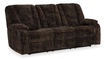 Soundwave Reclining Sofa with Drop Down Table - Premium Sofa from Ashley Furniture - Just $832.92! Shop now at Furniture Wholesale Plus  We are the best furniture store in Nashville, Hendersonville, Goodlettsville, Madison, Antioch, Mount Juliet, Lebanon, Gallatin, Springfield, Murfreesboro, Franklin, Brentwood
