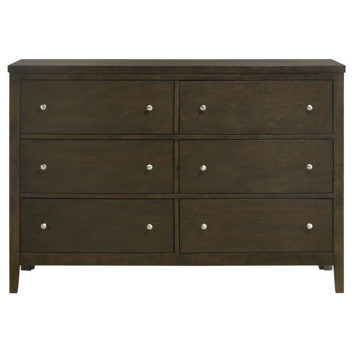 Wilkes - 6-Drawer Dresser – Dressers by Coaster Fine Furniture at Furniture Wholesale Plus , Nashville furniture store
