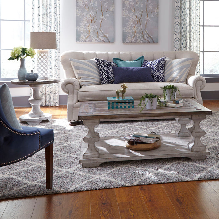 Sedona - 3 Piece Table Set - White – Table Sets by Liberty Furniture at Furniture Wholesale Plus , Nashville furniture store