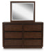 Dilenno - Dresser And Mirror - Dark Brown – Dresser & Mirror by Signature Design by Ashley® at Furniture Wholesale Plus , Nashville furniture store