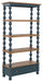 Finnworth - Bookcase - Blue / Brown – Standard Bookcases by Signature Design by Ashley® at Furniture Wholesale Plus , Nashville furniture store