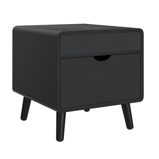 Halo - Square Smart End Table - Black – End Tables by Elements International at Furniture Wholesale Plus , Nashville furniture store