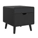 Halo - Square Smart End Table - Black – End Tables by Elements International at Furniture Wholesale Plus , Nashville furniture store