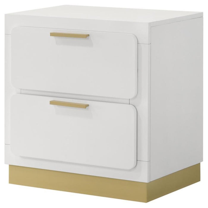 Caraway - 2-Drawer Nightstand - Premium Accent Nightstands from Coaster Fine Furniture - Just $169! Shop now at Furniture Wholesale Plus  We are the best furniture store in Nashville, Hendersonville, Goodlettsville, Madison, Antioch, Mount Juliet, Lebanon, Gallatin, Springfield, Murfreesboro, Franklin, Brentwood