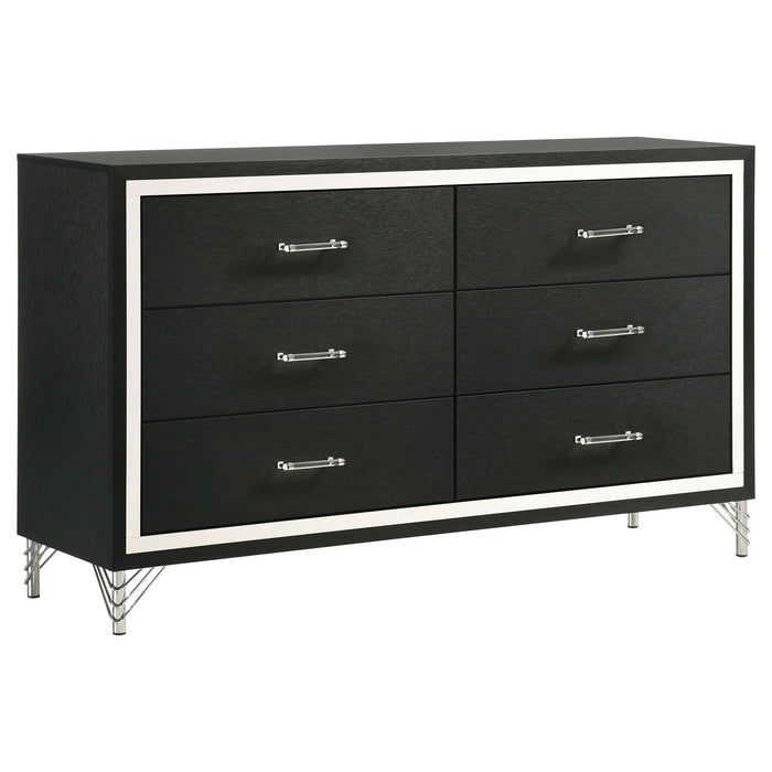 Lucia - 6-Drawer Dresser – Dressers by Coaster Fine Furniture at Furniture Wholesale Plus , Nashville furniture store