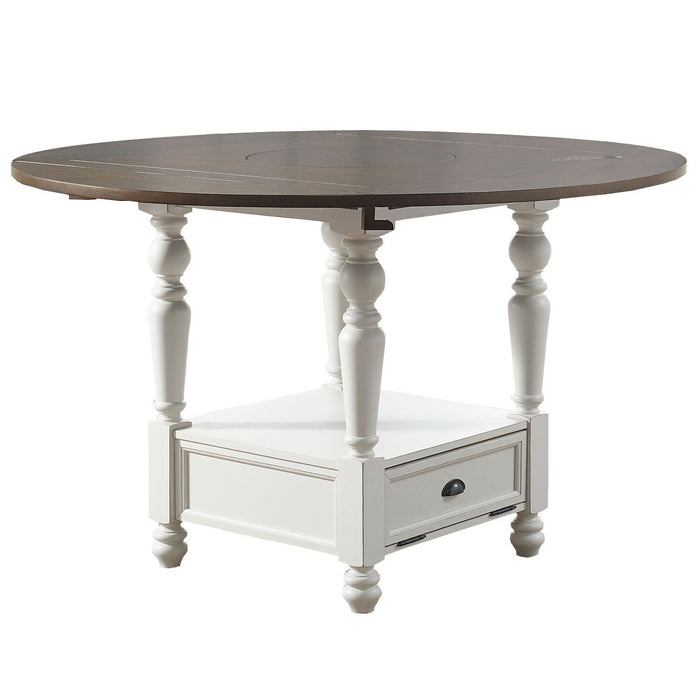 Joanna - Round Counter Height Table - Dark Brown – Counter Tables by Steve Silver Furniture at Furniture Wholesale Plus , Nashville furniture store