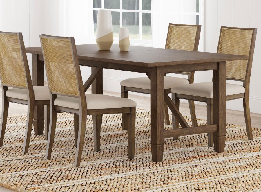 Matisse - Rectangular Wood Dining Table - Dark Brown – Dining Tables with Extensions by Coaster Fine Furniture at Furniture Wholesale Plus , Nashville furniture store