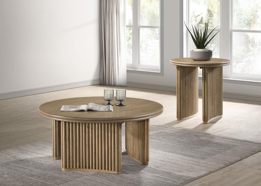 Adina - Round Coffee Table Set – Table Sets by Coaster Fine Furniture at Furniture Wholesale Plus , Nashville furniture store