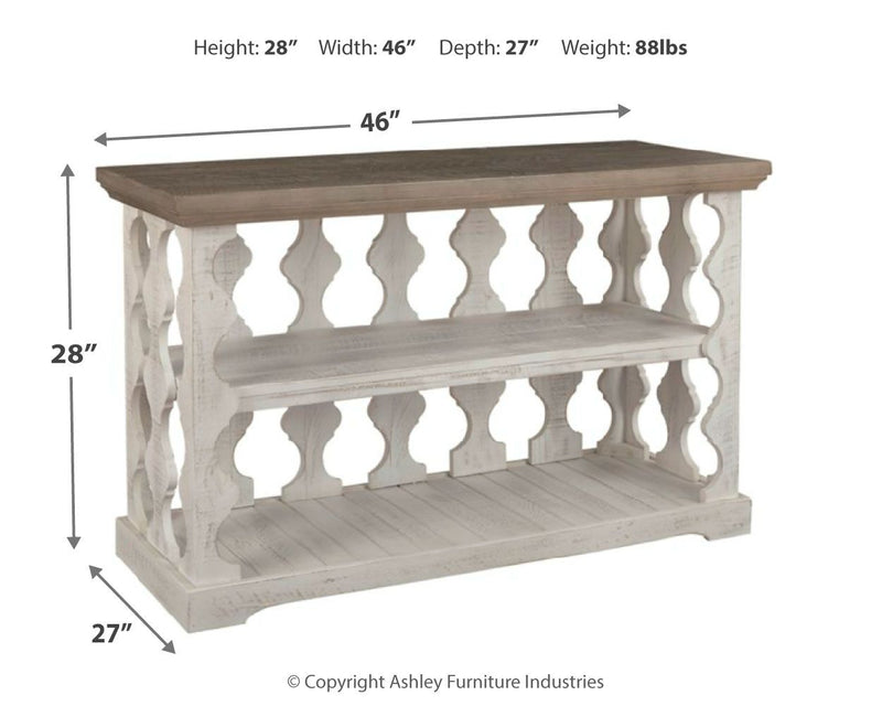Havalance - Console Sofa Table - Gray / White – Sofa Tables by Signature Design by Ashley® at Furniture Wholesale Plus , Nashville furniture store