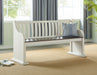 Joanna - Bench With Back - White – Dining Benches by Steve Silver Furniture at Furniture Wholesale Plus , Nashville furniture store