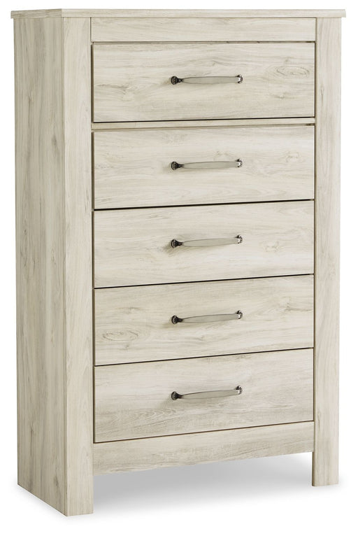 Bellaby - Whitewash - Five Drawer Chest - Premium Accent Chests from Signature Design by Ashley® - Just $428! Shop now at Furniture Wholesale Plus  We are the best furniture store in Nashville, Hendersonville, Goodlettsville, Madison, Antioch, Mount Juliet, Lebanon, Gallatin, Springfield, Murfreesboro, Franklin, Brentwood