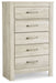 Bellaby - Five Drawer Chest - Whitewash – Accent Chests by Signature Design by Ashley® at Furniture Wholesale Plus , Nashville furniture store