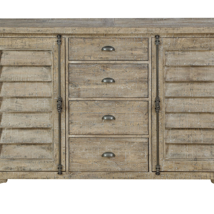 Interlude - Server - Sandstone Buff - Premium Servers from Emerald Home - Just $1569! Shop now at Furniture Wholesale Plus  We are the best furniture store in Nashville, Hendersonville, Goodlettsville, Madison, Antioch, Mount Juliet, Lebanon, Gallatin, Springfield, Murfreesboro, Franklin, Brentwood
