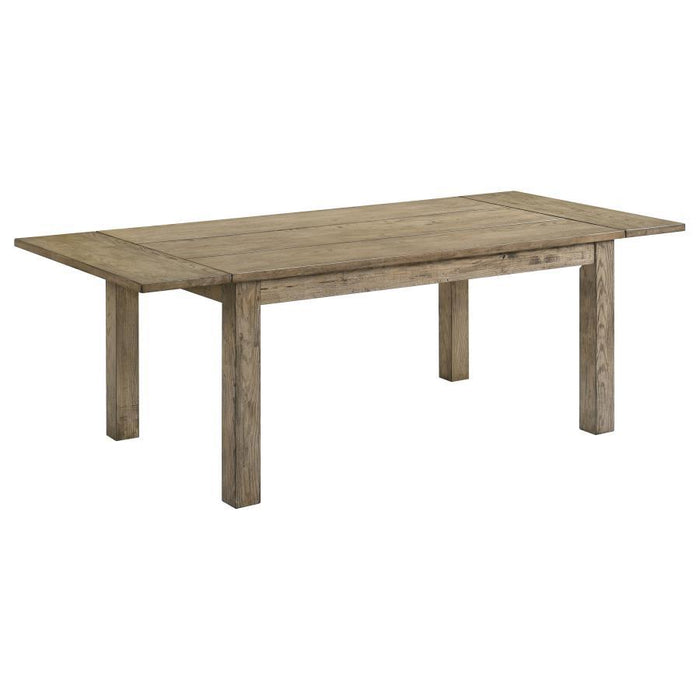 Cardova - 87" Solid Wood Extension Dining Table - Vineyard Oak – Dining Tables with Extensions by Coaster Fine Furniture at Furniture Wholesale Plus , Nashville furniture store