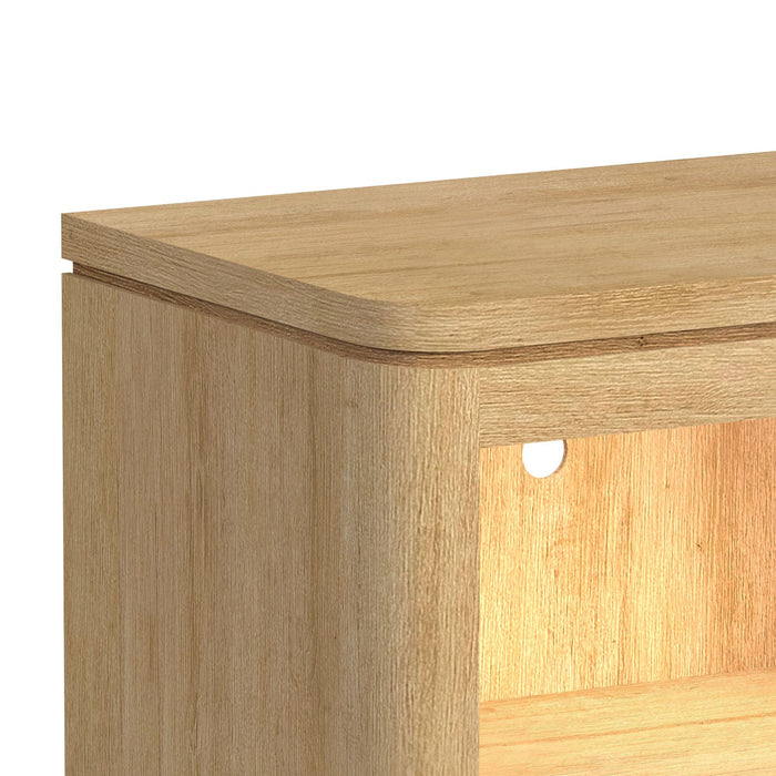 Rosalie - Nightstand With USB And LED – Nightstands w/ Charging Stations by Elements International at Furniture Wholesale Plus , Nashville furniture store