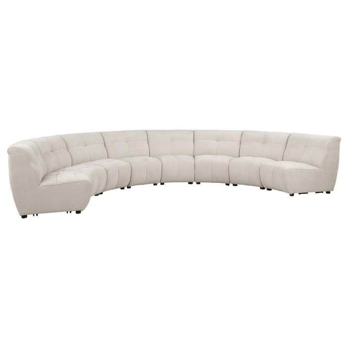 Charlotte - Upholstered Modular Sectional Sofa – Stationary Sectionals by Coaster Fine Furniture at Furniture Wholesale Plus , Nashville furniture store