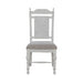 River Place - Panel Back Side Chair - Riverstone White & Tobacco – Side Chairs by Liberty Furniture at Furniture Wholesale Plus , Nashville furniture store