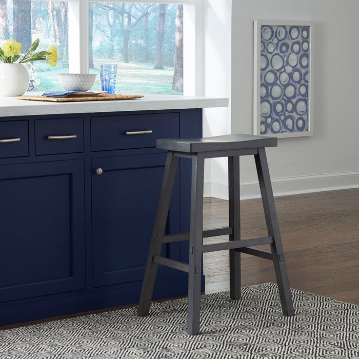 Creations II - 30" Sawhorse Stool – Bar Height (28"-30") by Liberty Furniture at Furniture Wholesale Plus , Nashville furniture store