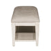 Heartland - Bed Bench - Antique White / Tobacco Tops – Bed Benches by Liberty Furniture at Furniture Wholesale Plus , Nashville furniture store
