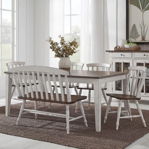 Al Fresco - Rectangular Table Set – 5 Piece Dining Room Sets by Liberty Furniture at Furniture Wholesale Plus , Nashville furniture store