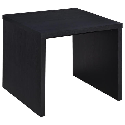 Knapp - Engineered Wood Square Side End Table - Black – End Tables by Coaster Fine Furniture at Furniture Wholesale Plus , Nashville furniture store