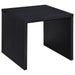 Knapp - Engineered Wood Square Side End Table - Black – End Tables by Coaster Fine Furniture at Furniture Wholesale Plus , Nashville furniture store