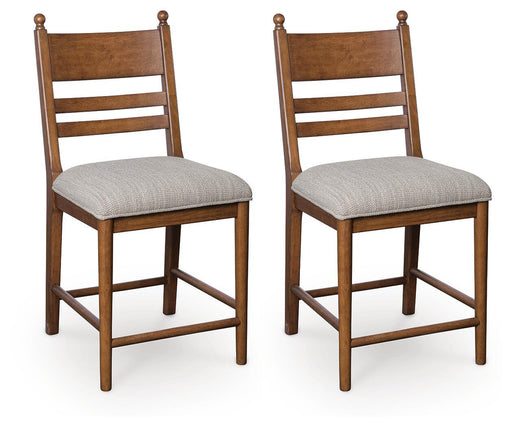 Greddinton - Upholstered Barstool (Set of 2) – Stool Sets by Signature Design by Ashley® at Furniture Wholesale Plus , Nashville furniture store