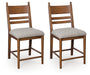 Greddinton - Upholstered Barstool (Set of 2) – Stool Sets by Signature Design by Ashley® at Furniture Wholesale Plus , Nashville furniture store