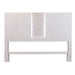 Mirage - King Travertine Panel Headboard - Wirebrushed White – Panel Headboards by Liberty Furniture at Furniture Wholesale Plus , Nashville furniture store