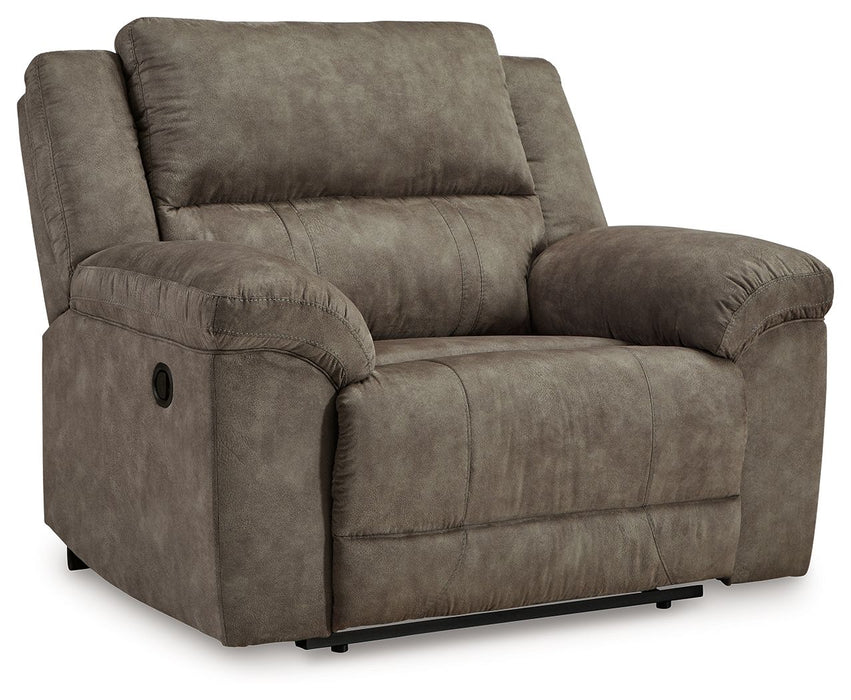 Laresview - Zero Wall Wide Seat Recliner - Fossil – Reclining Chairs by Signature Design by Ashley® at Furniture Wholesale Plus , Nashville furniture store