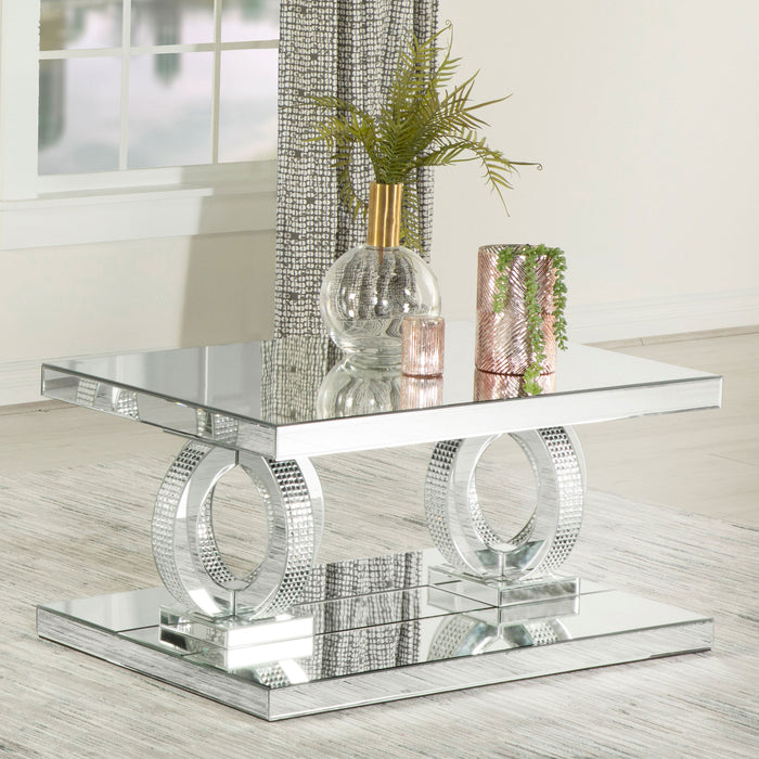 Breena Rectangular Coffee Table Mirror - Premium Coffee Table from Coaster Z2 Standard - Just $538! Shop now at Furniture Wholesale Plus  We are the best furniture store in Nashville, Hendersonville, Goodlettsville, Madison, Antioch, Mount Juliet, Lebanon, Gallatin, Springfield, Murfreesboro, Franklin, Brentwood