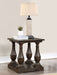 Walden Rectangular End Table with Turned Legs and Floor Shelf Coffee - Premium End Table from Coaster Z2 Standard - Just $318! Shop now at Furniture Wholesale Plus  We are the best furniture store in Nashville, Hendersonville, Goodlettsville, Madison, Antioch, Mount Juliet, Lebanon, Gallatin, Springfield, Murfreesboro, Franklin, Brentwood