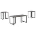 Nyla 3-piece Occasional Set Weathered Grey and Black - Premium Table Set from Coaster Z2 Standard - Just $170! Shop now at Furniture Wholesale Plus  We are the best furniture store in Nashville, Hendersonville, Goodlettsville, Madison, Antioch, Mount Juliet, Lebanon, Gallatin, Springfield, Murfreesboro, Franklin, Brentwood