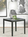 Mozzi Square End Table Faux Grey Marble and Black - Premium End Table from Coaster Z2 Standard - Just $174! Shop now at Furniture Wholesale Plus  We are the best furniture store in Nashville, Hendersonville, Goodlettsville, Madison, Antioch, Mount Juliet, Lebanon, Gallatin, Springfield, Murfreesboro, Franklin, Brentwood